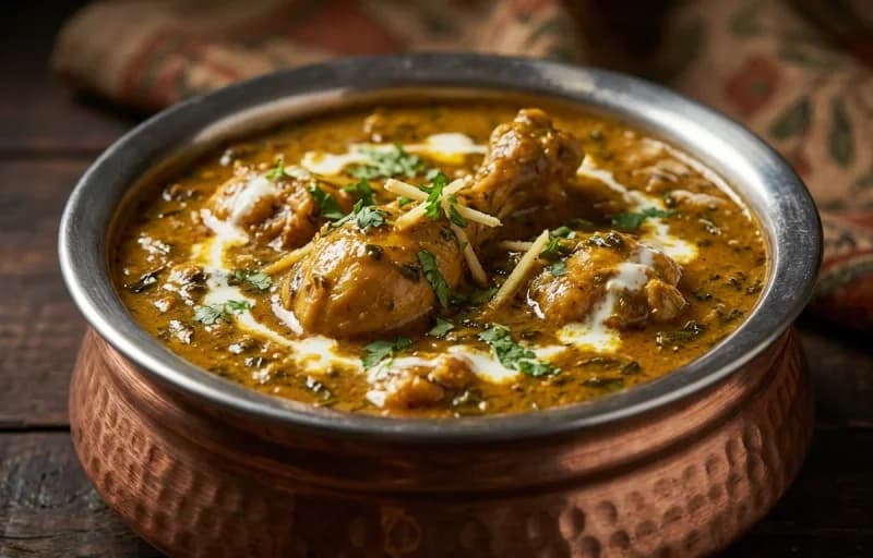 Methi Chicken Curry, Rotli and Kachumber Salad - Recipe 1