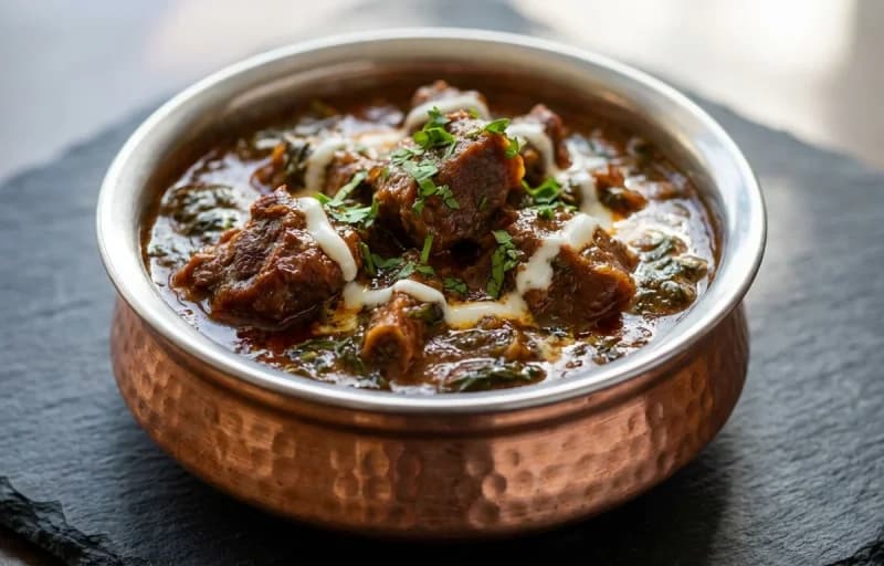 Methi Maaz, Steamed Basmati Rice and Dahi - Recipe 1