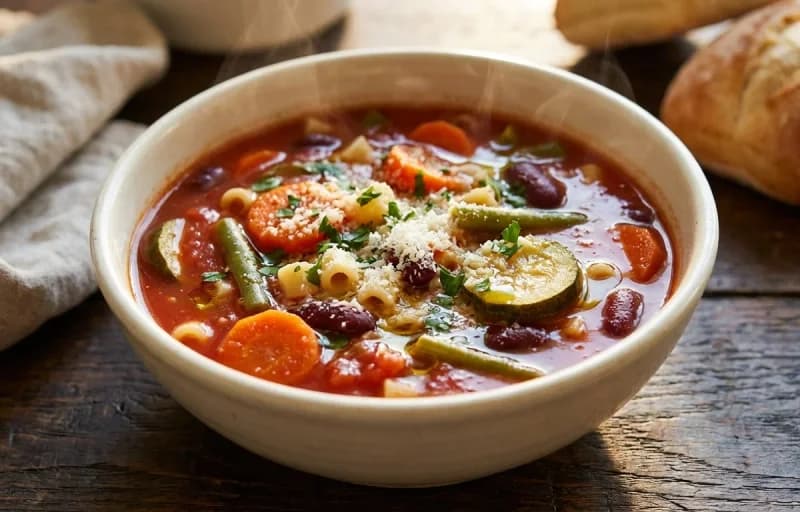 Split Pea Soup with Veggie Hummus Sandwich and Beetroot Salad - Recipe 1