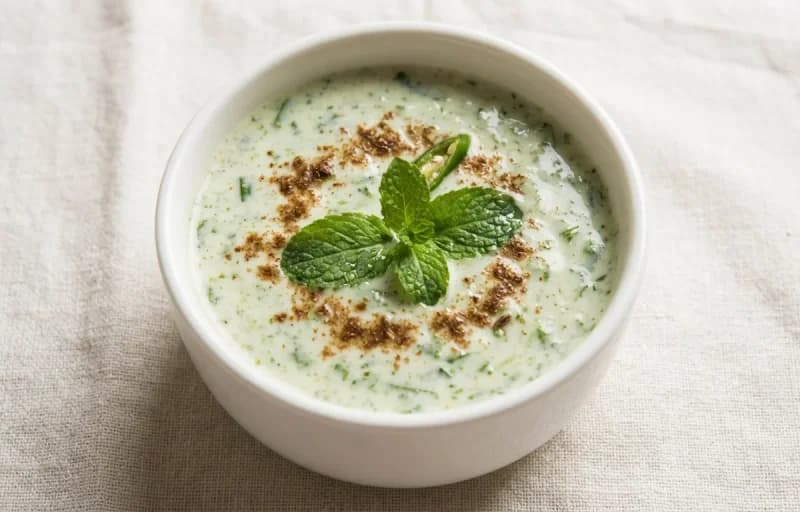 Amritsari Wadi Pulao with Mint Raita - Recipe 2