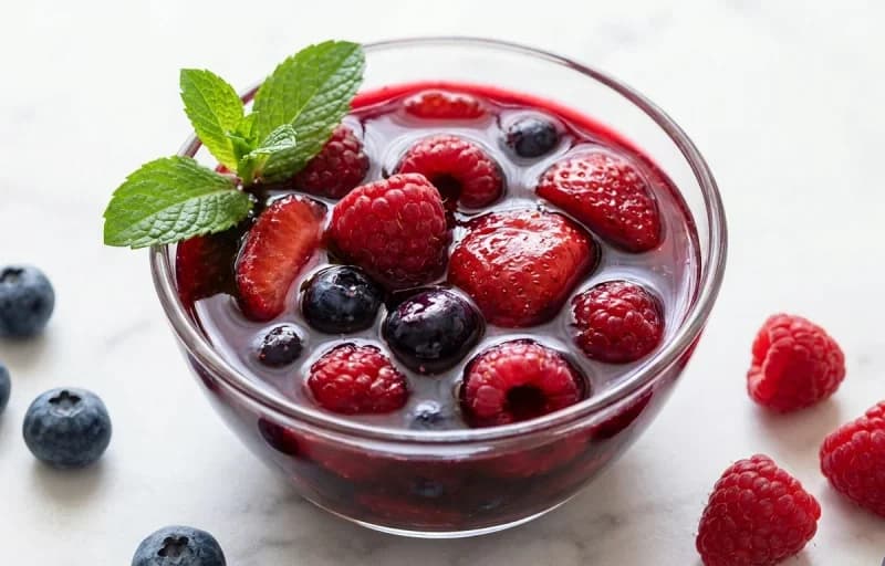 Cheese Blintzes, Mixed Berry Sauce and Sour Cream - Recipe 2