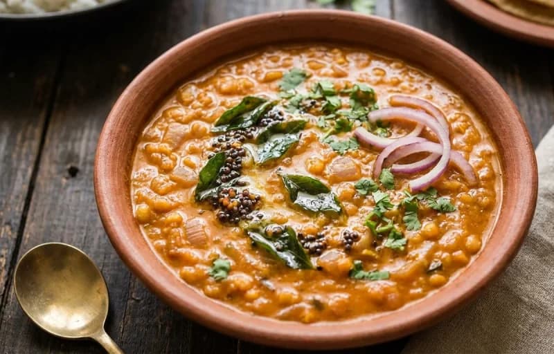 Boiled Rice, Moong Dal Gassi and Batate Song - Recipe 2