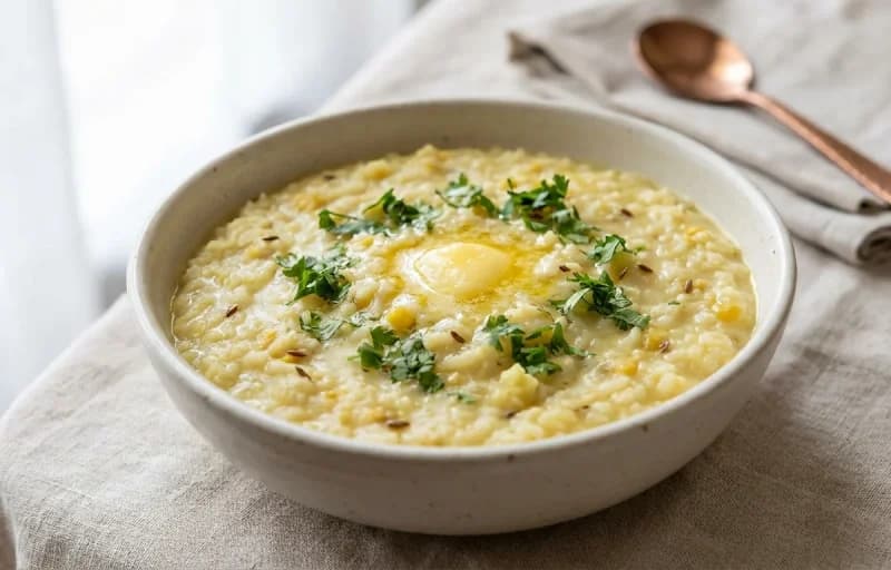 Vaghareli Machhi, Moong Dal Khichdi and Punjabi Kadhi Pakora - Recipe 2