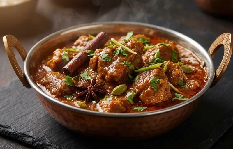 Mori Mutton Masala with Jowar Bhakri - Recipe 1