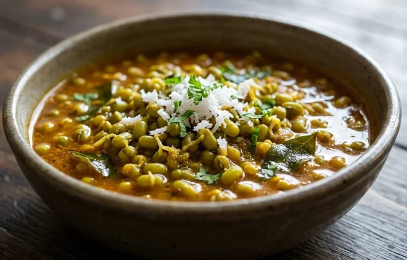 Mugachi Gathi, Goan Coconut Rice and Fried Egg - Recipe 1