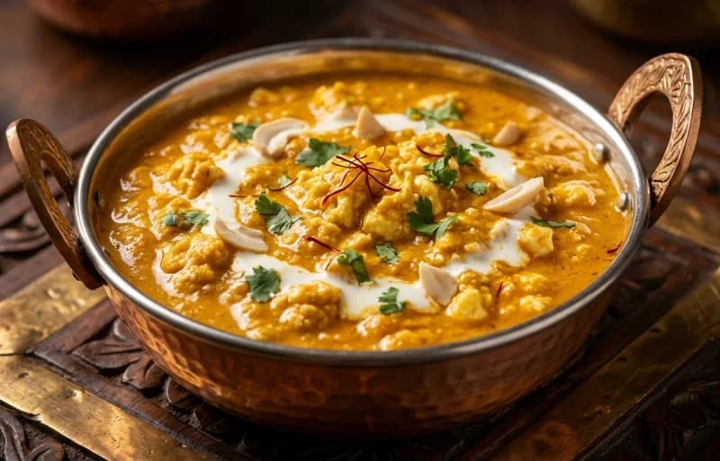 Mughlai Paneer Bhurji with Taftan - Recipe 1