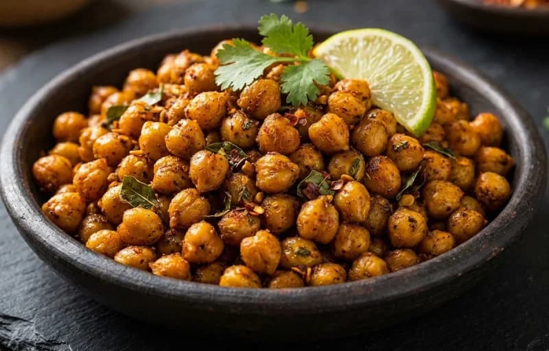 Mughlai Roasted Chickpeas