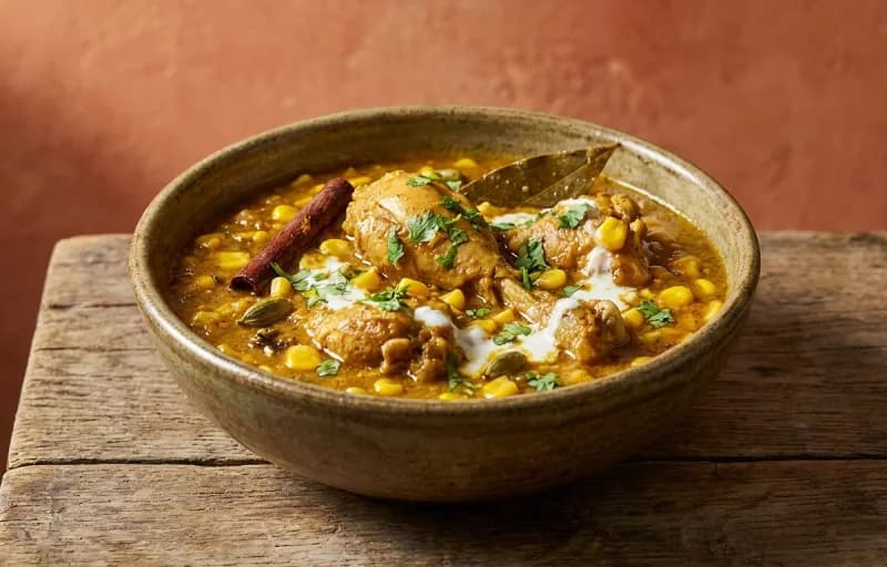 Murgh Makki ka Soweta with Roti - Recipe 1