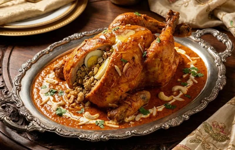 Murgh Musallam with Taftan - Recipe 1