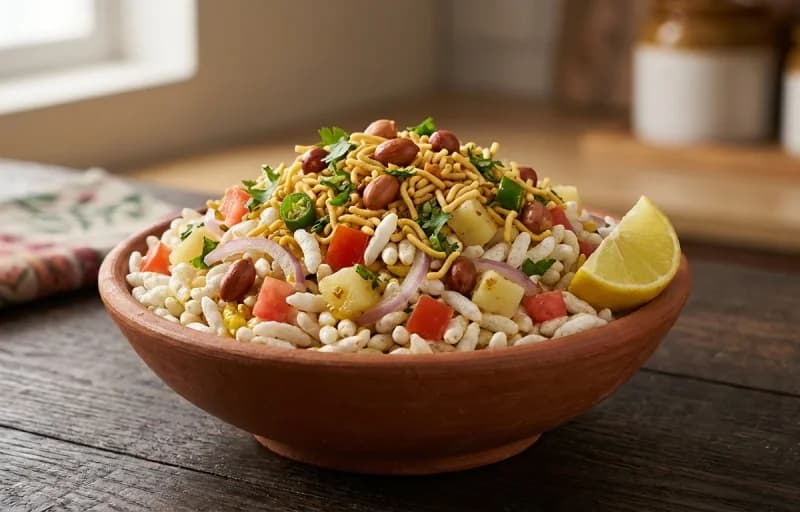 Muri Mixture with Boiled Egg - Recipe 1