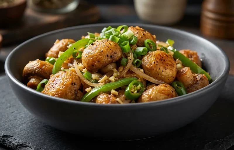 Mushroom Salt and Pepper