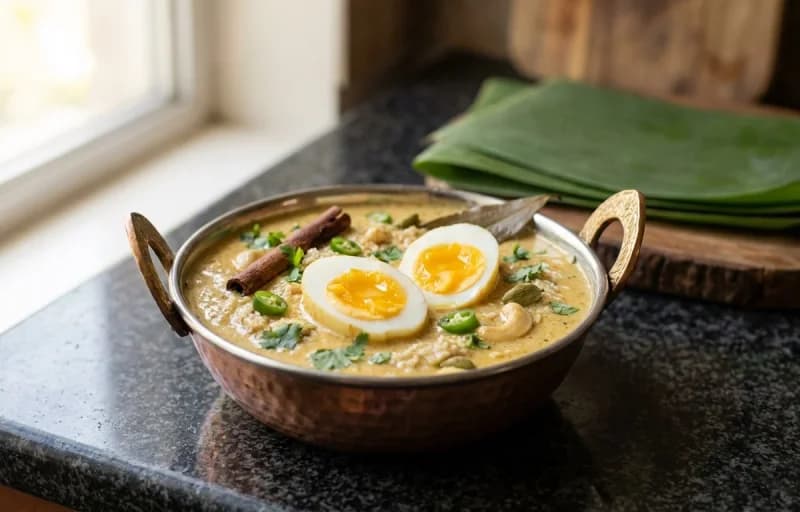 Muttai Kurma with Chapati - Recipe 1