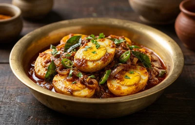 Kerala Puttu with Muttai Roast - Recipe 2