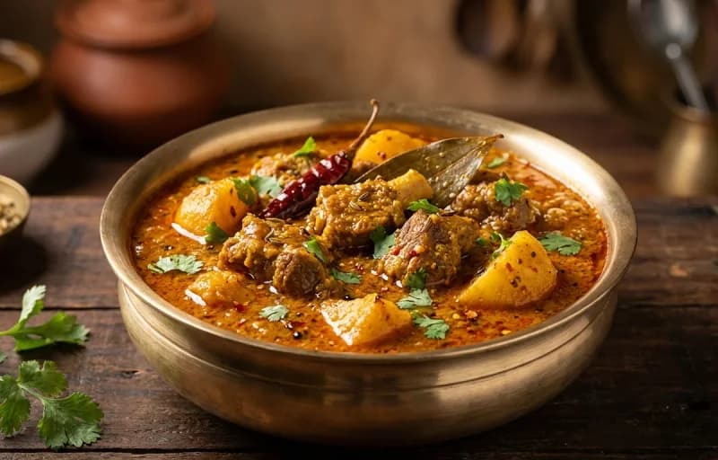 Mutton Besara, Bihari Arna and Saga Muga - Recipe 1