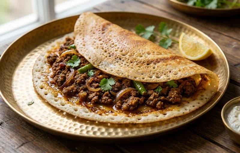 Mutton Keema Dosa