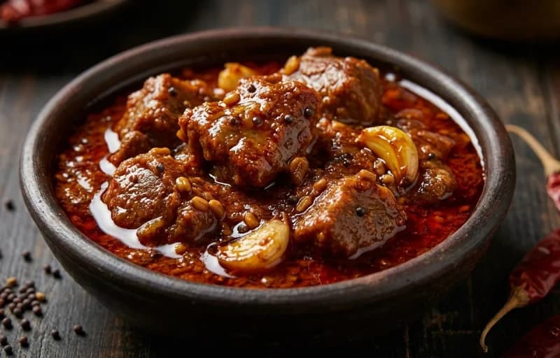 Mutton Lonche with Jowar Bhakri - Recipe 1