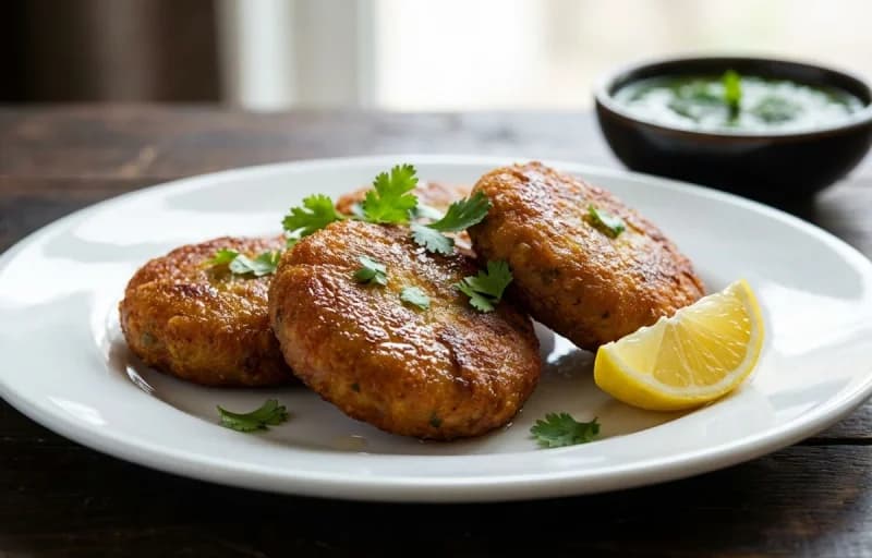 Mutton Mince Pattice with Ladi Pav - Recipe 1