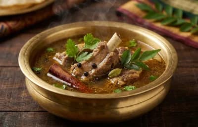 Mutton Nenju Elumbu Soup