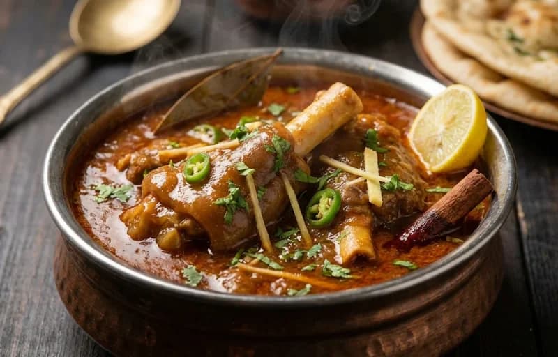 Mutton Paya with Tandoori Roti - Recipe 1