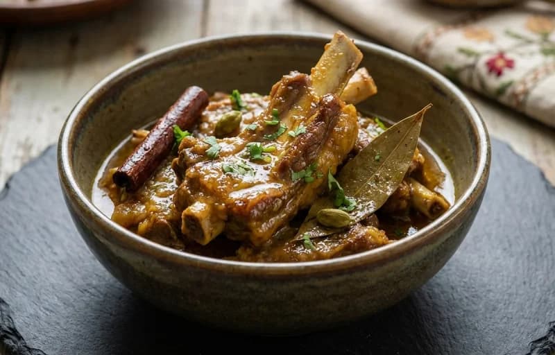 Mutton Tash, Sattu Paratha and Tomato Chutney - Recipe 1