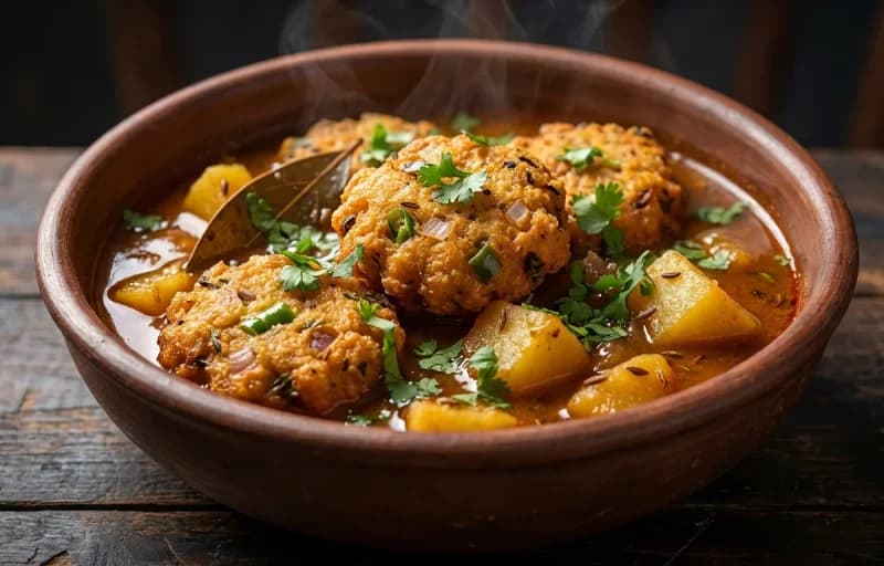 Bihari Arna, Nadia Bara Tarkari and Kancha Kadali Bhaja - Recipe 2