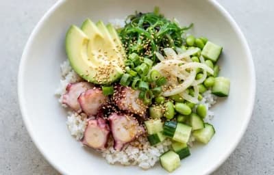 Octopus Poke Bowl