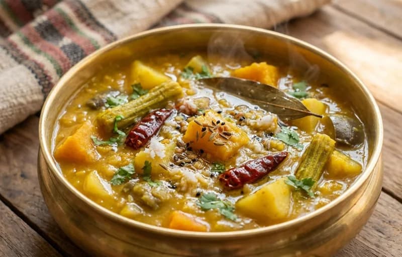 Ruti with Odia Dalma - Recipe 2