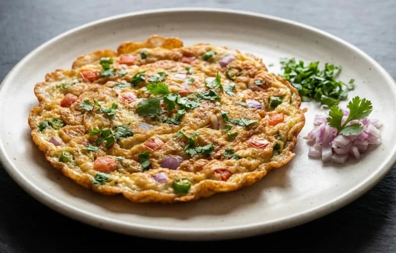 Omelette with Assamese Red Tea - Recipe 1