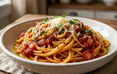 One Pot Tomato Basil Pasta