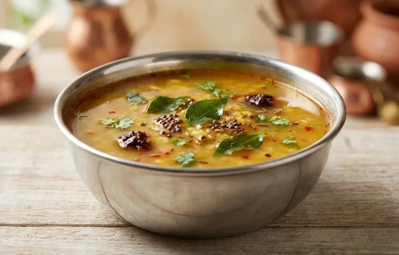 Osaman, Steamed Basmati Rice, Cabbage Sambharo and Roasted Papad - Recipe 1