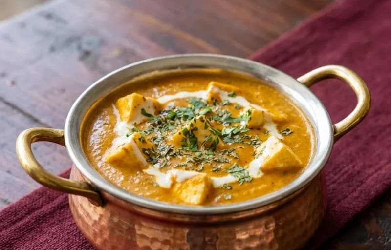 Steamed Basmati Rice, Paaro Mangkho, Matar Dal and Koldil Bhaji - Recipe 2