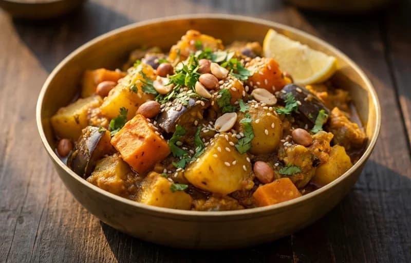 Panchkutiyu Shaak with Rotli - Recipe 1