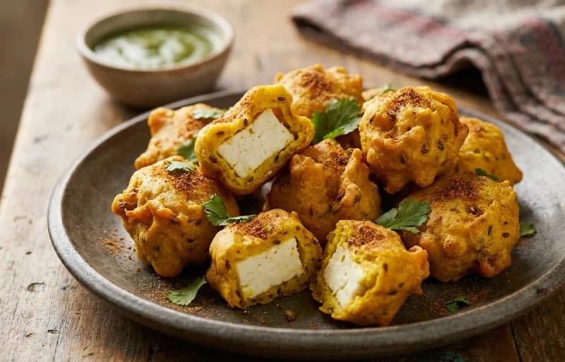 Paneer Pakora with Masala Chai - Recipe 1