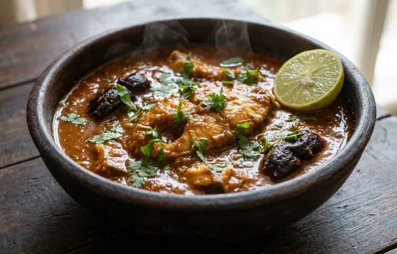 Paplet che Kalvan with Steamed Basmati Rice - Recipe 1