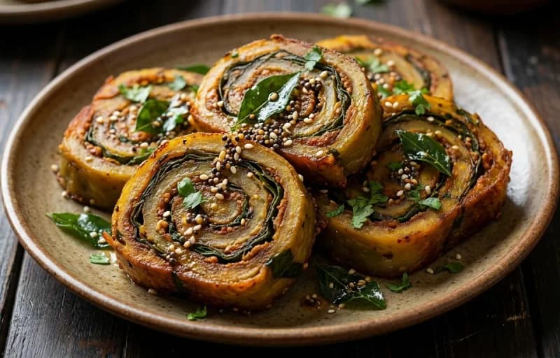 Pathrode, Virgin Coconut Oil and Mango Pickle - Recipe 1