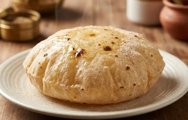 Murgh Khada Masala, Phulka and Lehsun Chutney - Recipe 2