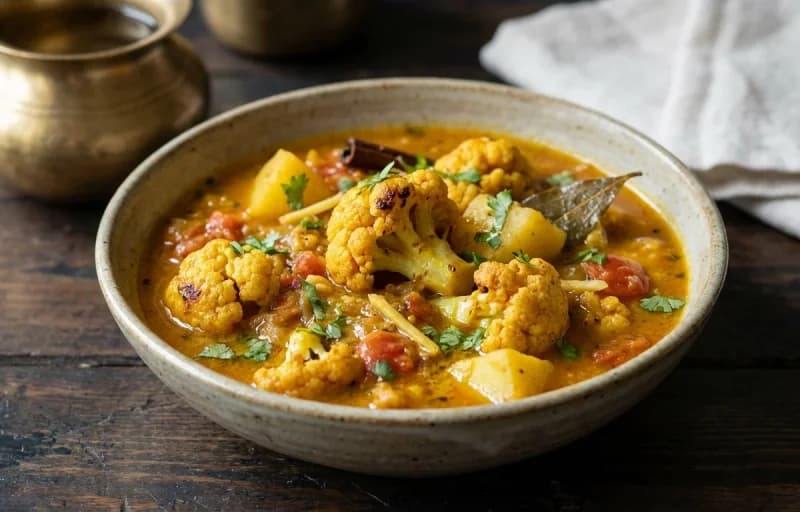 Ruti with Phulkopir Dalna - Recipe 2