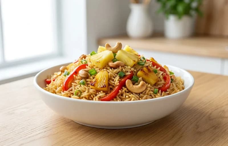 Pork Chops Al Pastor, Pineapple Rice and Grilled Zucchini - Recipe 2