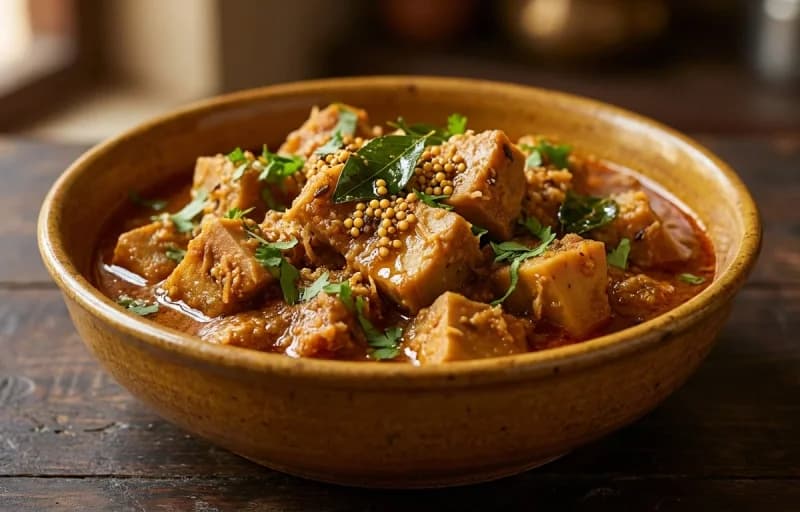 Steamed Basmati Rice, Ponsa Gharayi and Sol Kadhi - Recipe 2