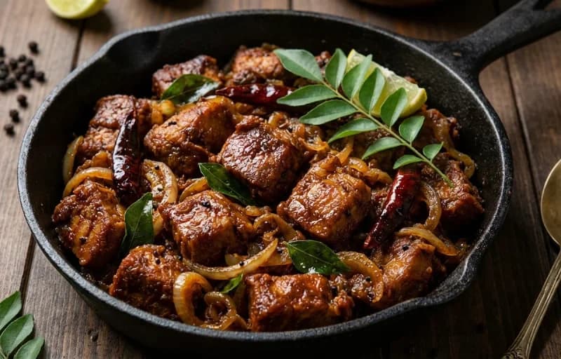 Roti with Pork Fry - Recipe 2