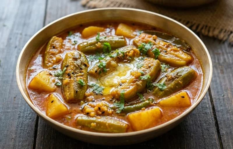 Ruti, Potoler Torkari and Moong Dal Tadka - Recipe 2