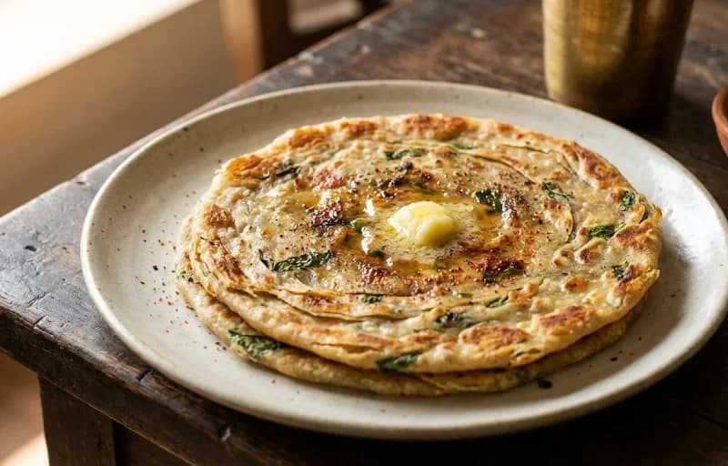 Pudina Paratha with Dal Makhani - Recipe 1