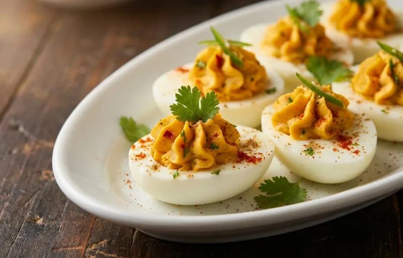 Punjabi Deviled Eggs