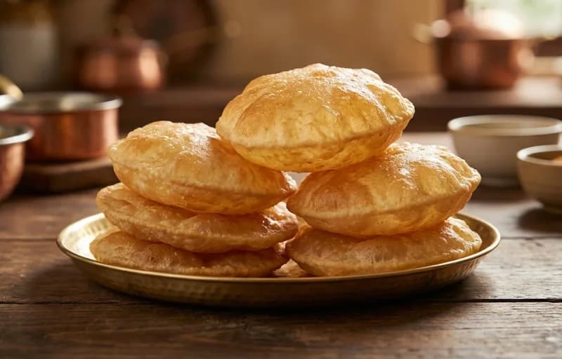 Gujarati Egg Curry with Puri - Recipe 2