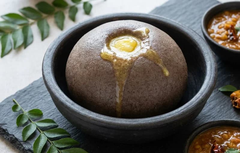 Ragi Sangati with Sorakaya Pulusu - Recipe 1