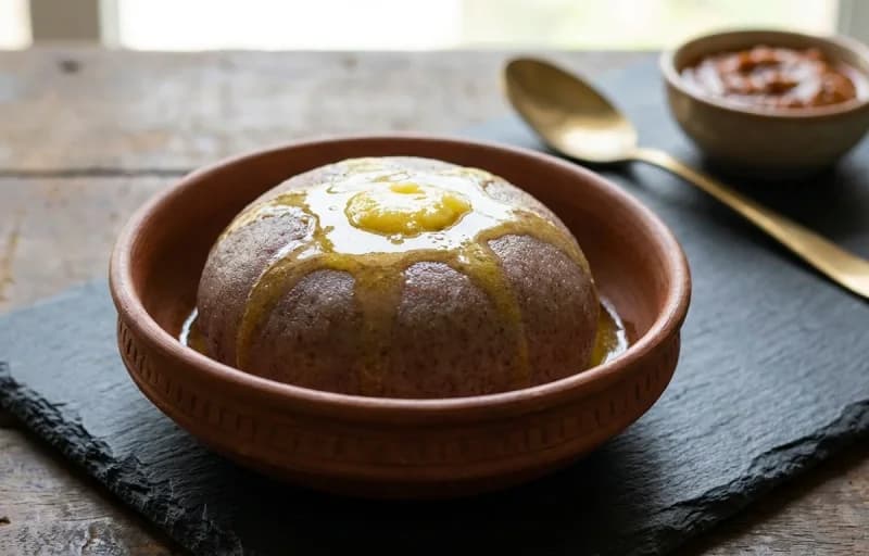 Ragi Sankati with Vegetable Sambar - Recipe 1