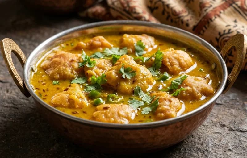 Chakki ki Sabzi, Missi Roti and Cucumber Raita - Recipe 1