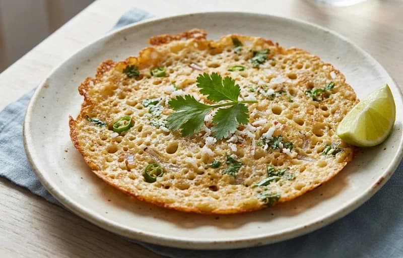 Rava Polo, Anda Bhurji and Tomato Chutney - Recipe 1