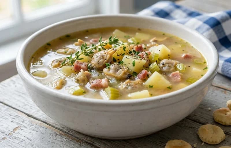 Rhode Island Clam Chowder