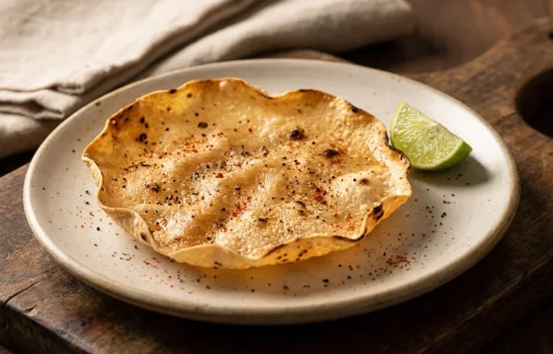 Metkut Bhat with Roasted Papad - Recipe 2